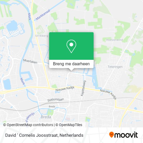 David ' Cornelis Joosstraat kaart