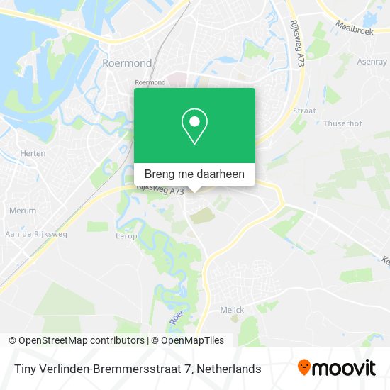 Tiny Verlinden-Bremmersstraat 7 kaart