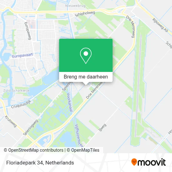 Floriadepark 34 kaart
