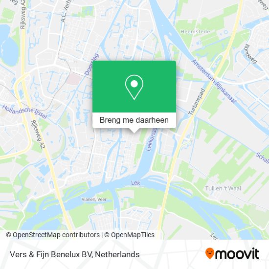 Vers & Fijn Benelux BV kaart