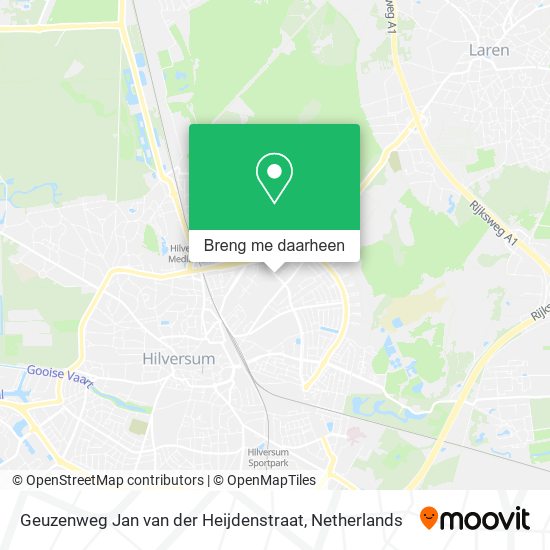 Geuzenweg Jan van der Heijdenstraat kaart