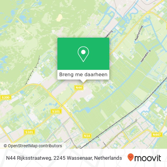 N44 Rijksstraatweg, 2245 Wassenaar kaart