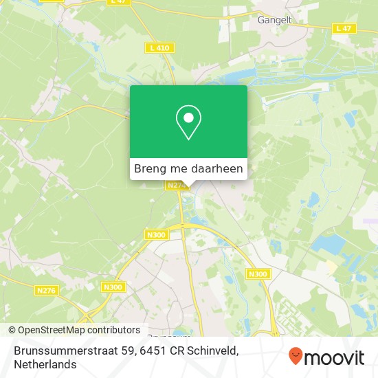 Brunssummerstraat 59, 6451 CR Schinveld kaart