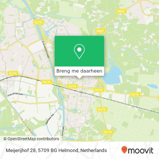 Meijerijhof 28, 5709 BG Helmond kaart