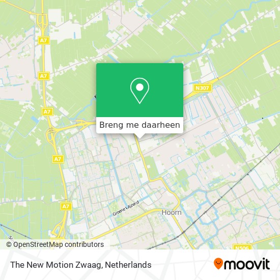 The New Motion Zwaag kaart