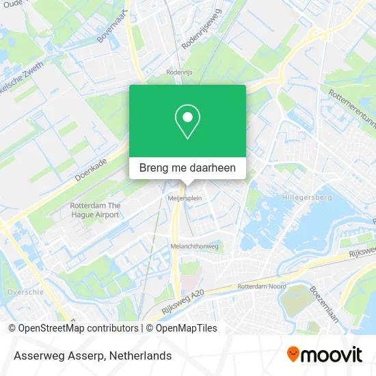 Asserweg Asserp kaart