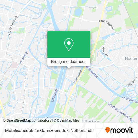 Mobilisatiedok 4e Garnizoensdok kaart