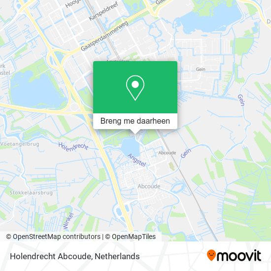 Holendrecht Abcoude kaart