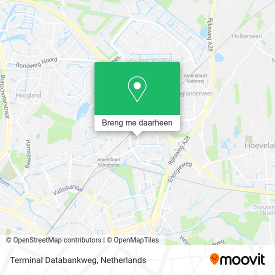 Terminal Databankweg kaart