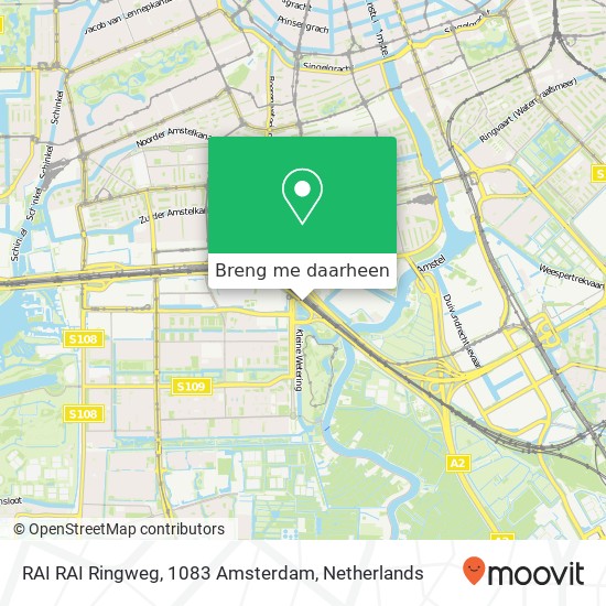 RAI RAI Ringweg, 1083 Amsterdam kaart