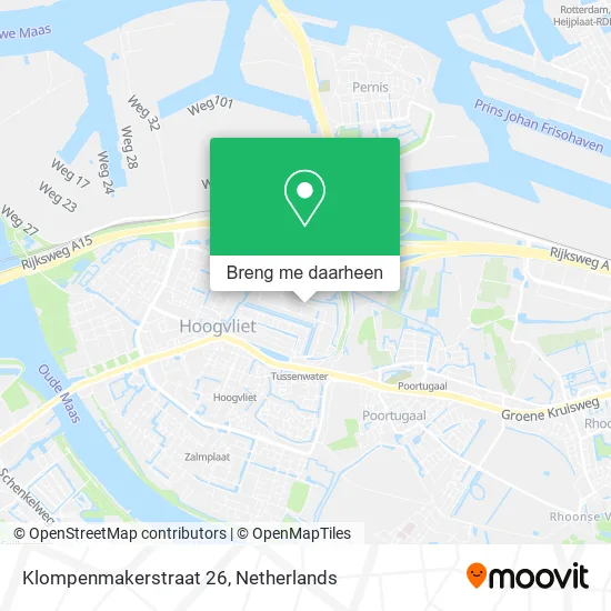 Klompenmakerstraat 26 kaart