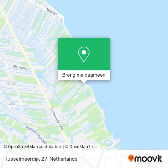 IJsselmeerdijk 27, 1473 PP Warder kaart