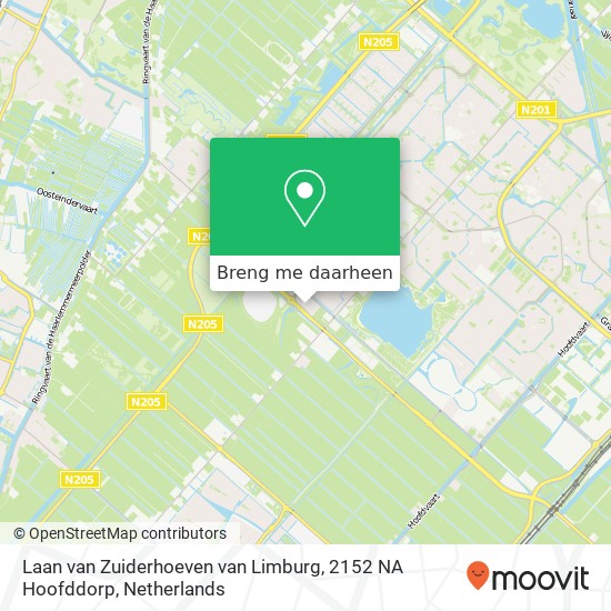 Laan van Zuiderhoeven van Limburg, 2152 NA Hoofddorp kaart