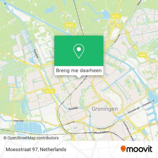 Moesstraat 97 kaart