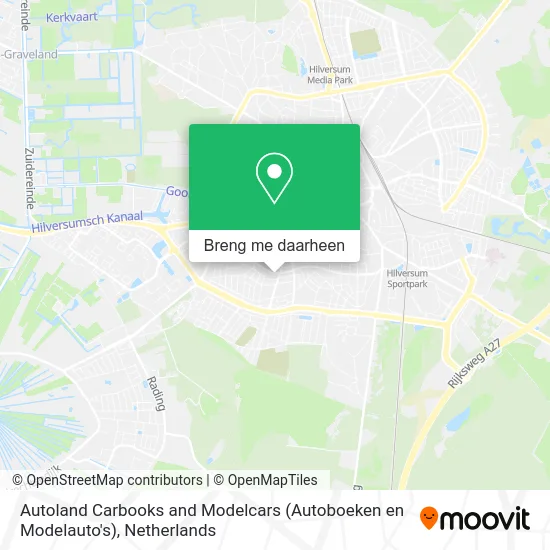 Autoland Carbooks and Modelcars (Autoboeken en Modelauto's) kaart