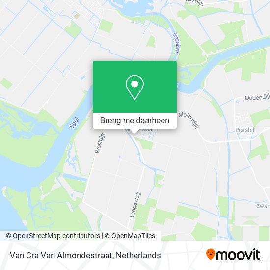 Van Cra Van Almondestraat kaart