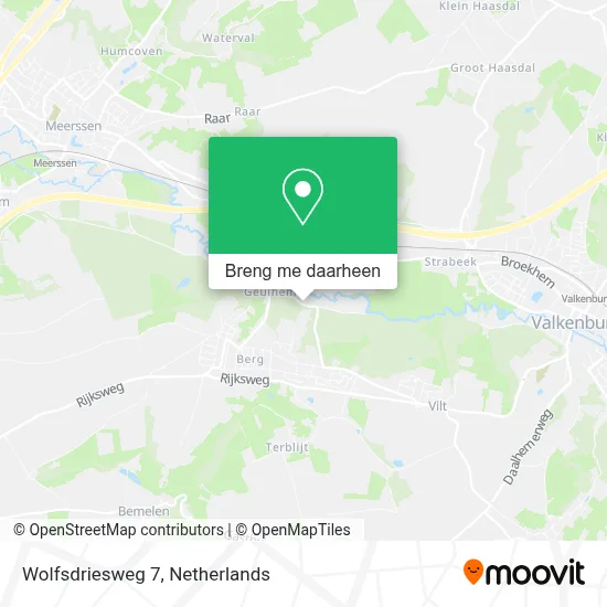 Wolfsdriesweg 7 kaart