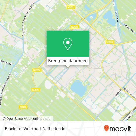 Blankers- Vinexpad kaart