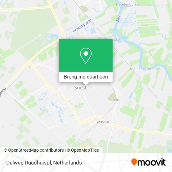 Dalweg Raadhuispl kaart