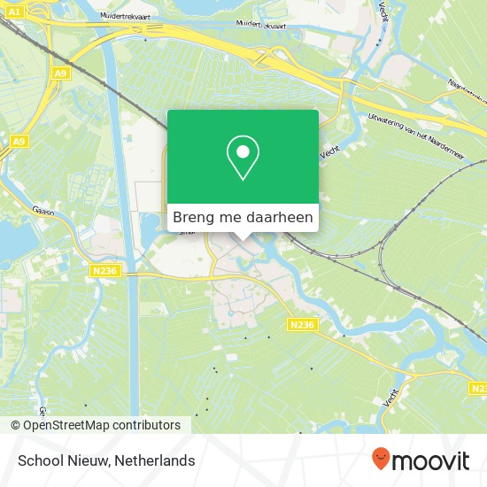 School Nieuw kaart