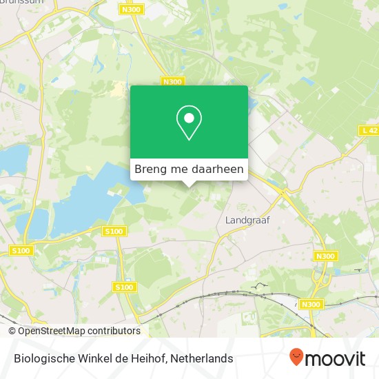 Biologische Winkel de Heihof kaart