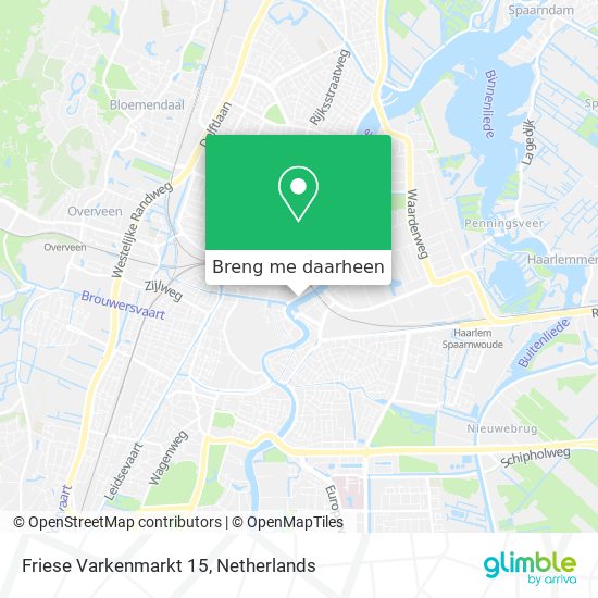 Friese Varkenmarkt 15 kaart