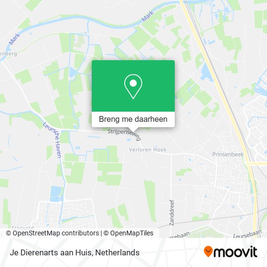 Je Dierenarts aan Huis kaart