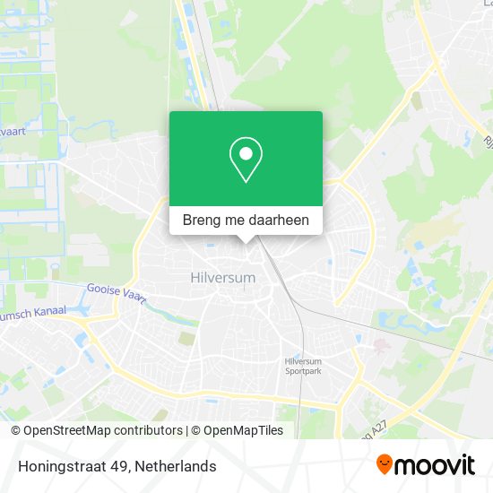 Honingstraat 49 kaart