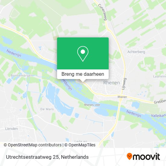 Utrechtsestraatweg 25 kaart