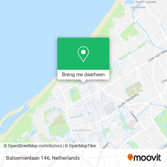 Balsemienlaan 146 kaart