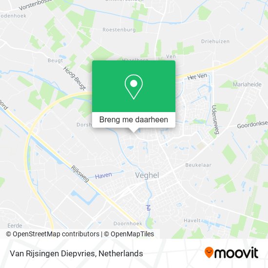 Van Rijsingen Diepvries kaart