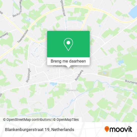 Blankenburgerstraat 19 kaart