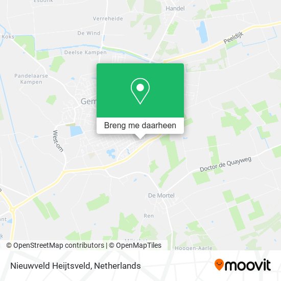 Nieuwveld Heijtsveld kaart