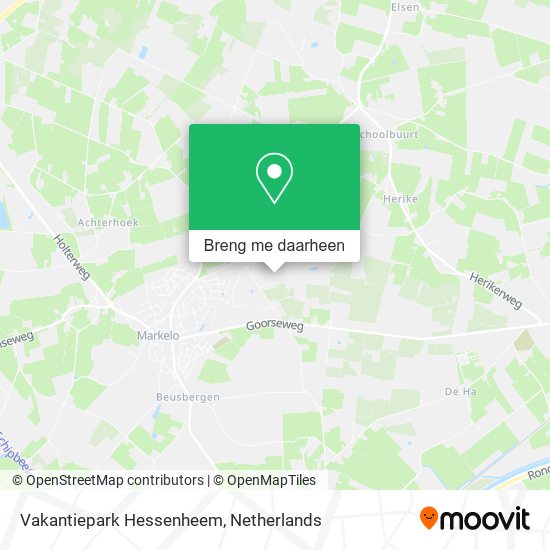 Vakantiepark Hessenheem kaart