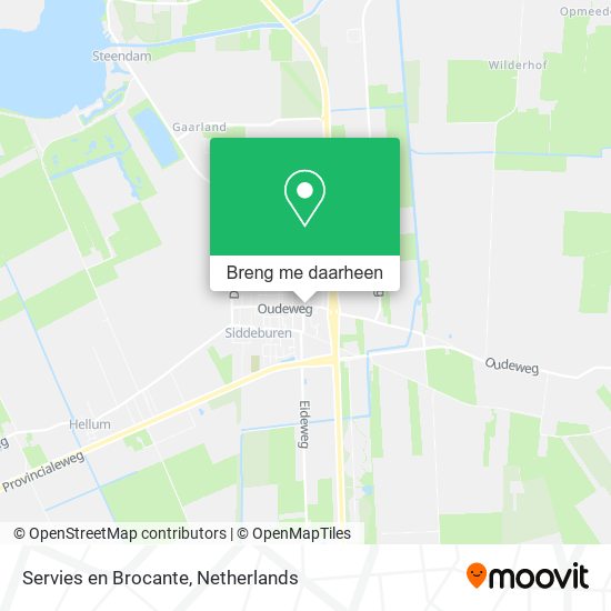 Servies en Brocante kaart