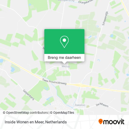 Inside Wonen en Meer kaart