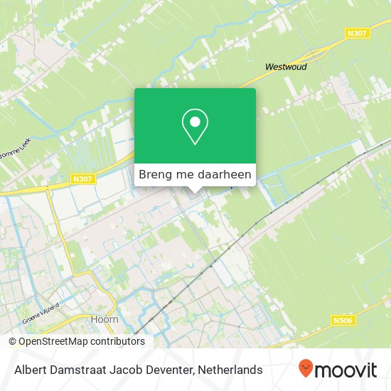 Albert Damstraat Jacob Deventer kaart