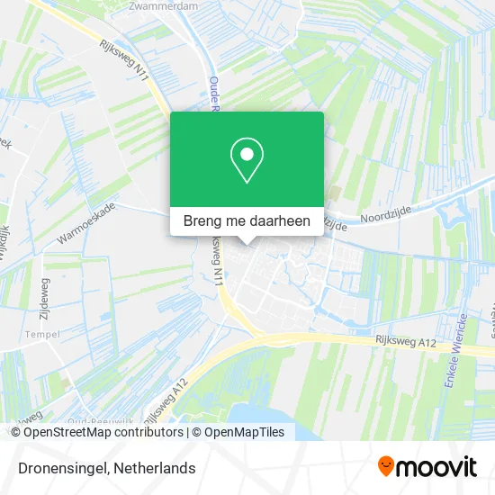 Dronensingel kaart