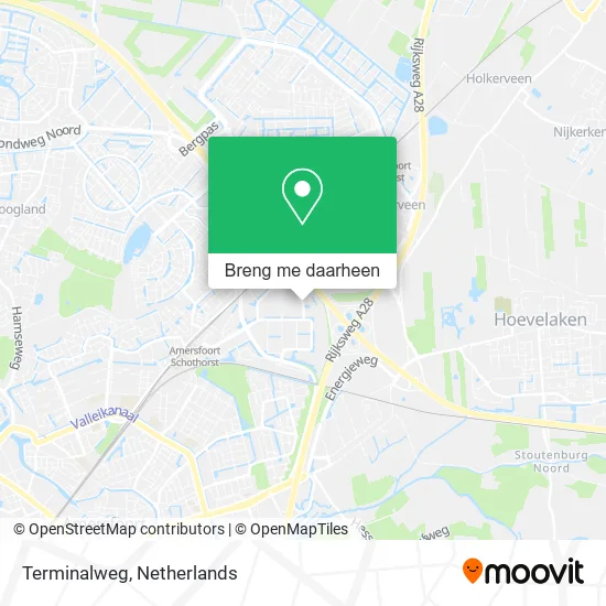 Terminalweg kaart