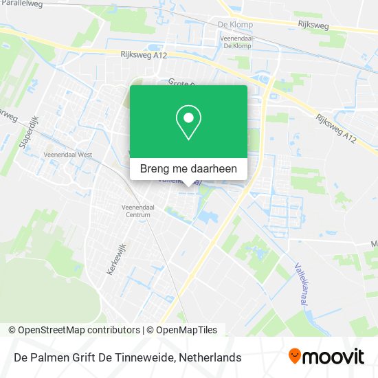 De Palmen Grift De Tinneweide kaart