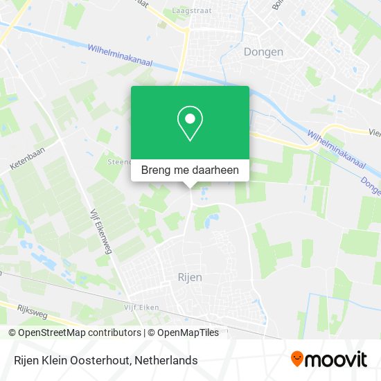 Rijen Klein Oosterhout kaart