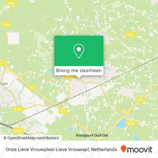 Onze Lieve Vrouwplein Lieve Vrouwepl kaart