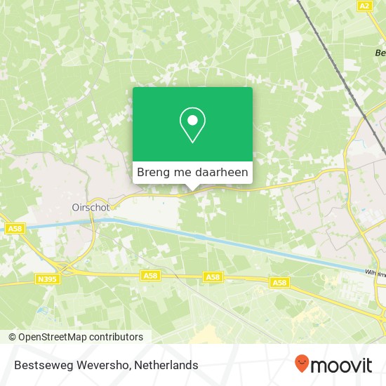 Bestseweg Weversho kaart