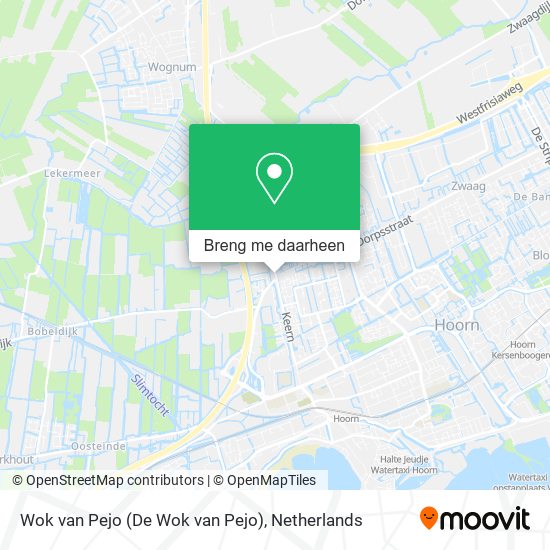 Wok van Pejo kaart