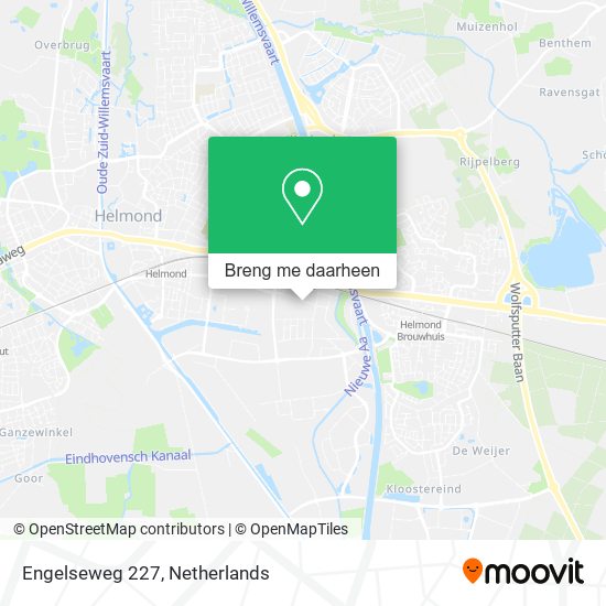 Engelseweg 227 kaart