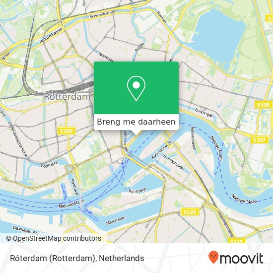 Róterdam (Rotterdam) kaart