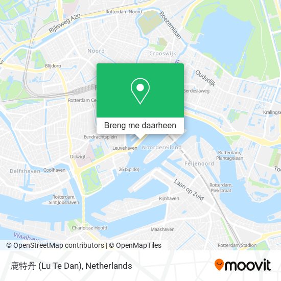 鹿特丹 (Lu Te Dan) kaart