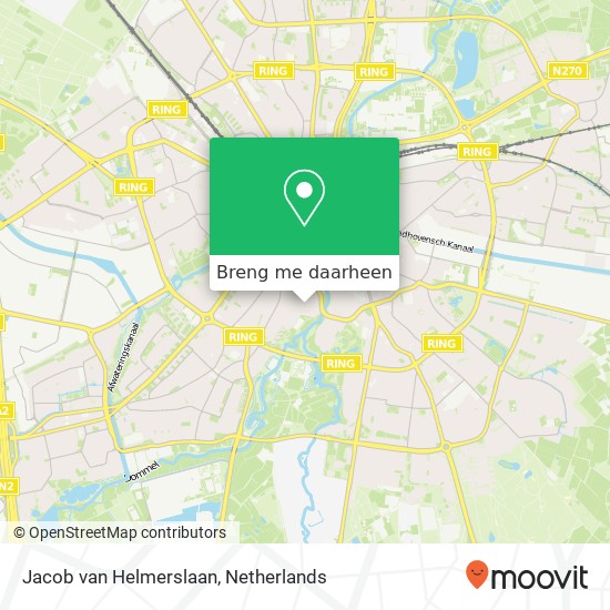 Jacob van Helmerslaan kaart