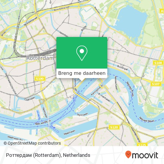 Роттердам (Rotterdam) kaart