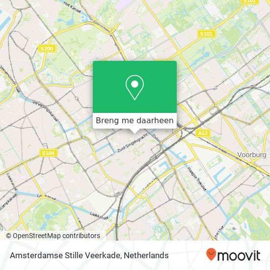 Amsterdamse Stille Veerkade kaart
